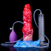 21 cm Roter Fantasy Wolf Dildo aus Silikon