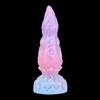 20 cm Lila Aufblasbarer Silikon Fantasy Knotdildo