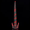 44 cm Red Devil Silikon Spikes Tentacle Dildo