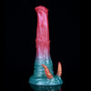 23 cm Silikon Fantasy Pferdedildo Mit Drachenhörnern