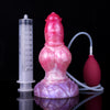 19 cm Dicker Silikon Dog Squirting Dildo