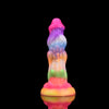 20 cm Leuchtender, Bunter Dragon Dildo