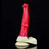 24 cm Rot Silikon Tier Horse Dildo