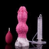18 cm Rosa Knot Textur Dragon Squirtingdildo