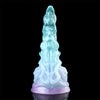 Blauer Gebogener Stacheln Fantasy Monsterdildo